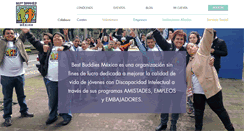 Desktop Screenshot of bestbuddies.org.mx