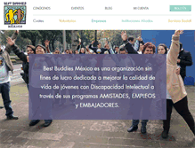 Tablet Screenshot of bestbuddies.org.mx